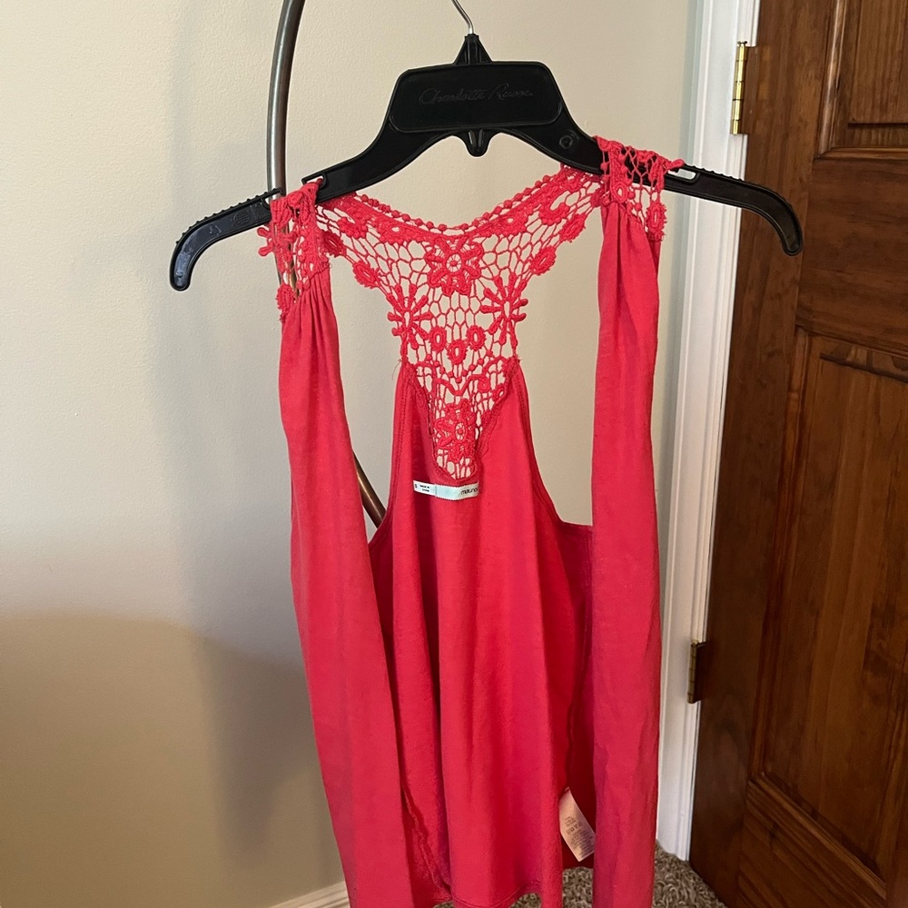 Maurices Coral Lace Embellished Cover Up